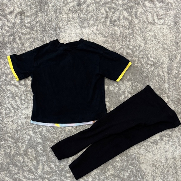 Puma Squishmallow Black and Yellow shirt Members mark Leggings - Picture 6 of 6